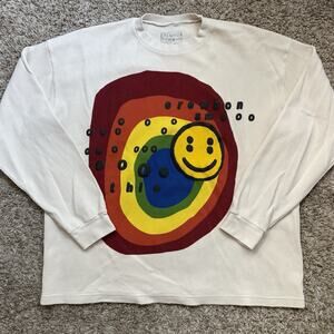 Erewhon x CPFM Cactus Plant Flea Market Core Melt Rainbow Thermal Shirt Size XL